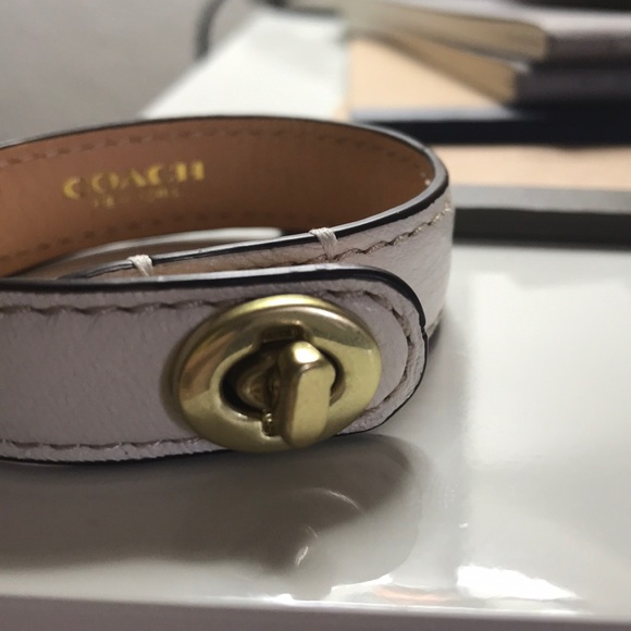 White Leather Wrap Bracelet - Picture 3 of 3